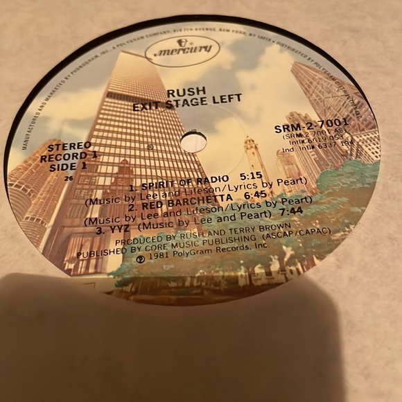Rush exit stage left LP vinyl record albums 2 discs 1981 - Picture 8 of 16